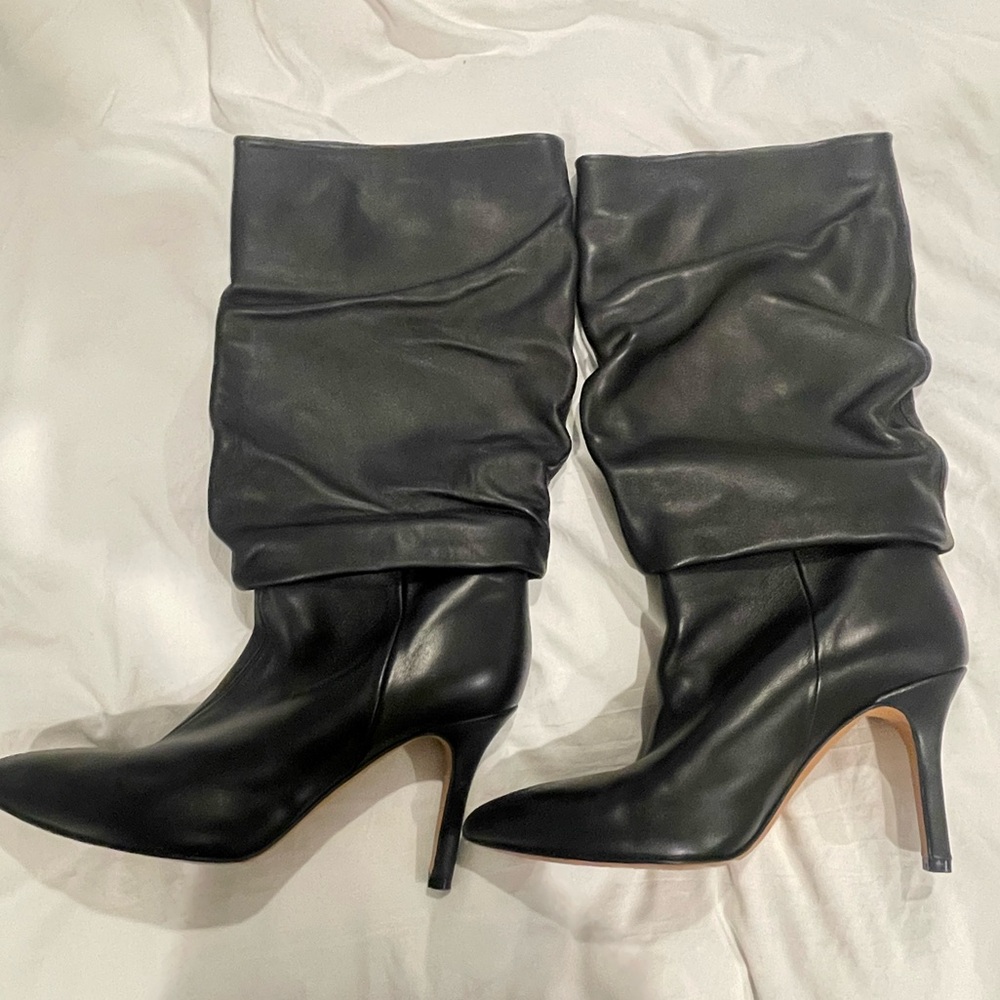 TORAL |Elegant Black Leather Women's Boots